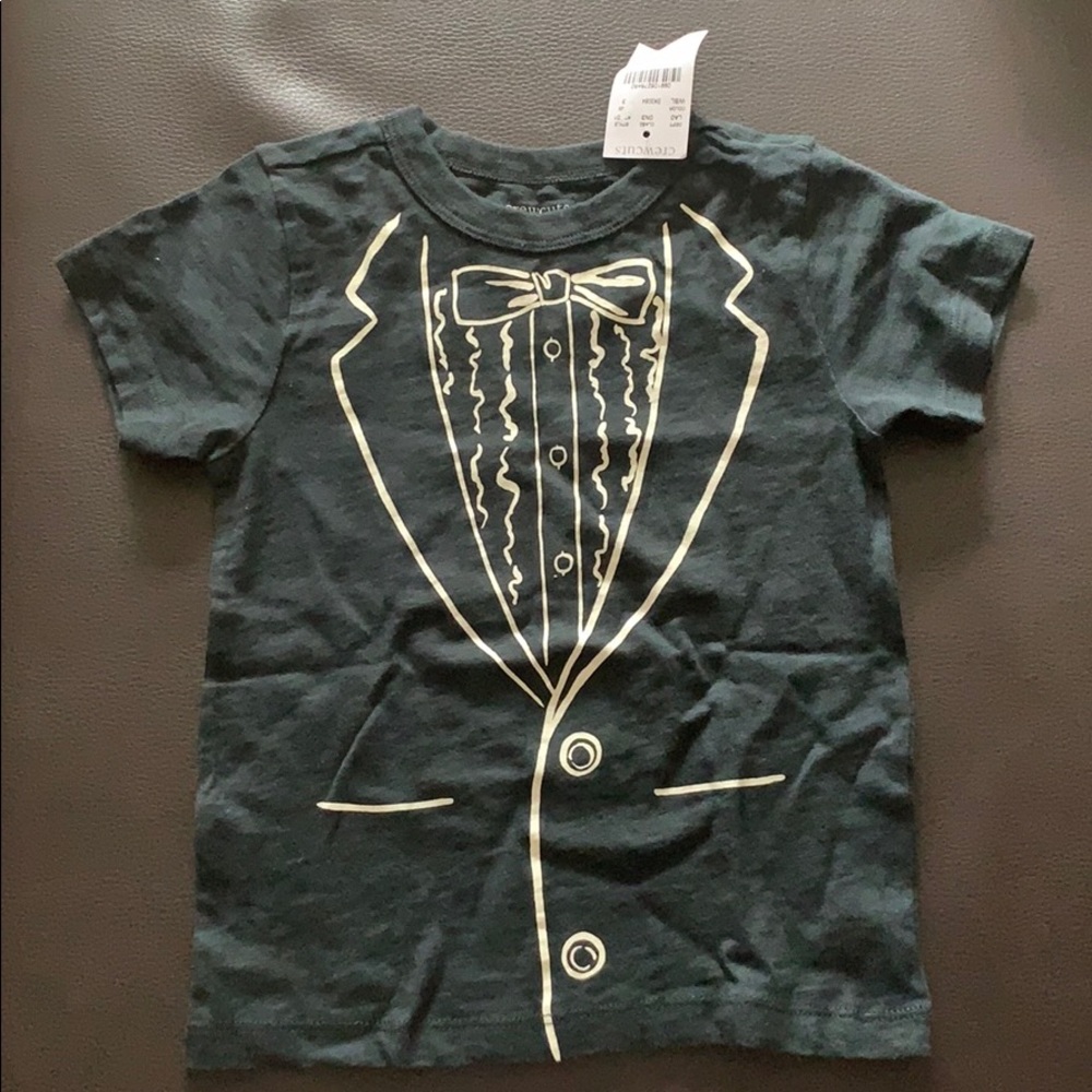J.Crew  boys tuxedo T-shirt, sz 3